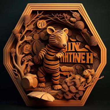 3D model Tiggers Honey Hunt game (STL)